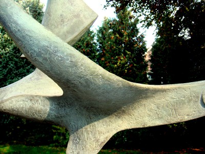 Brons sculptuur van Hans Grootswagers, Das shif der Tr