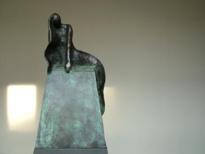 Brons sculptuur van Hans Grootswagers, Seaside. (Seeseite) 2002