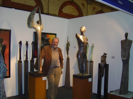 Mi stand en The great Art Fair (La Gran Feria del Arte), Londres