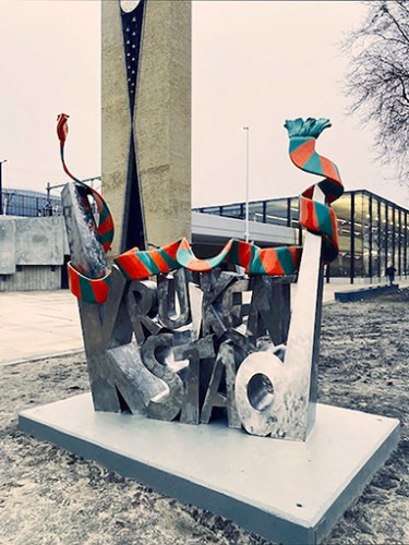 Carnavals sculptuur KRUIKENSTAD, Hans Grootswagers